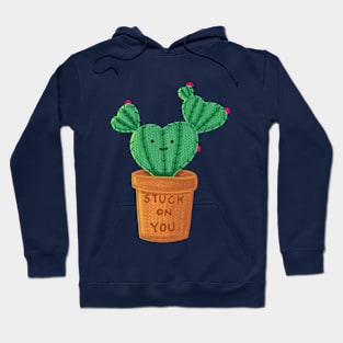 I'm stuck on you Cactus Hoodie